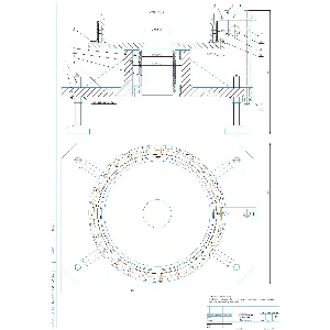 Чертеж контрольного приспособления для контроля биения