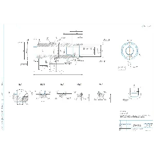 Чертеж детали "Шпиндель" в компасе