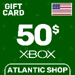 ⭐️Карта Пополнения Xbox 50$ (USD) США