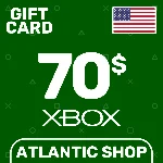 ⭐️Карта Пополнения Xbox 70$ (USD) США