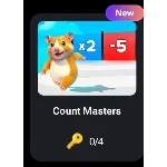 🐹🔑 Count Masters | КОДЫ НА КЛЮЧИ ДЛЯ HAMSTER KOMBAT