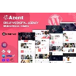 Azent creative digital agency wordpress theme