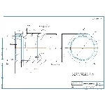 Чертеж детали корпус поворотный в компасе