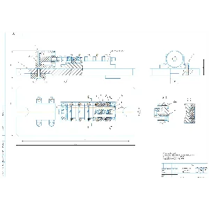 Чертеж приспособления фрезерного многоместного в компас