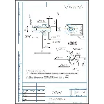 Чертеж детали сопло в компасе