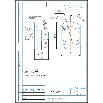 Чертеж детали палец в компасе