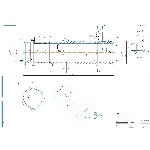 Чертеж детали цилиндр противооткатного устройства