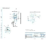 Чертеж изделия блок-замок в компасе