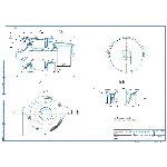 Чертеж механизм тормозной в компасе