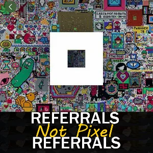 Not Pixel 👾┃ 🎨🖌️Рефералы  @notpixel @notpx_bot