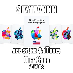 🍎🇺🇸iTunes & Apple ПОДАРОЧНАЯ КАРТА🍎 2-500$ USD США