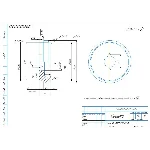 Чертеж детали крышка подшипника закладная в компасе
