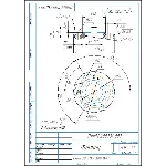 Чертеж детали фланец ПИИРС.200734.007 в компасе