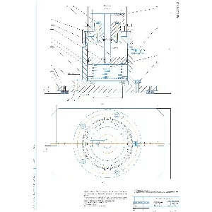 Чертеж приспособления фрезерного делительного для гайки