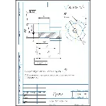 Чертеж детали "Ручка" в программе компас