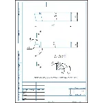 Эскиз резца токарного проходного упорного в компасе