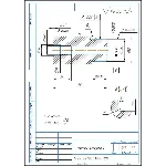 Чертеж и 3д модель детали палец опорный в компасе