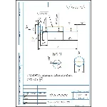 Чертеж и 3д-модель детали ось петли в компасе