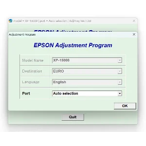 EPSON AdjProg Reset Epson XP-15000