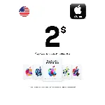 Apple iTunes Gift Card $2 USA AppStore