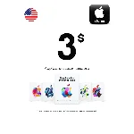 Apple iTunes Gift Card $3 USA AppStore