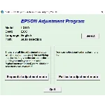 Сброс Epson L3100 Adjustment Program