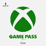 Ключ Xbox Game Pass Core на 1 месяцев ИНДИЯ