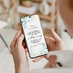 Анимированное видео  приглашения на свадьбу №2025_2