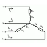 Задача 031444-0000-0002 (решение от ElektroHelp). Трехфазная цепь при соединении звездой.
