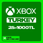 🟩XBOX КАРТА ОПЛАТЫ🟩 25-1000 TL 🇹🇷ТУРЦИЯ🟥 | БЫСТРО