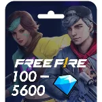 алмазы Free Fire донат по id Россия и СНГ 100-5600