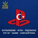PSN (ТУРЦИЯ) ПОПОЛНЕНИЕ/ПОКУПКА ИГР И ПОДПИСОК/0% FEE