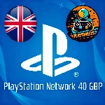 PSN Карта пополнения 40 GBP (Фунтов) Великобритания