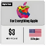 ⚡Подарочная карта Apple iTunes - 3$ 🇺🇸 ✅Дешевле🔥Без