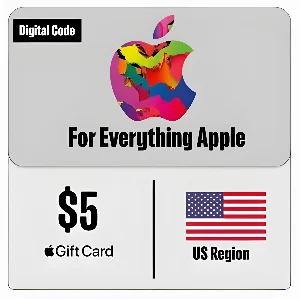 ⚡Подарочная карта Apple iTunes - 5$ 🇺🇸 ✅Дешевле🔥Без