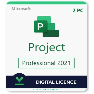 Project Professional 2021 Key 2 PC– Instant Delivery