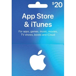 iTunes Gift Card $20 USA - без комиссии