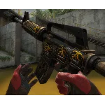 M4A1-S | Mud-Spec С 4 СЛУЧАЙНЫМИ НАКЛЕЙКАМИ