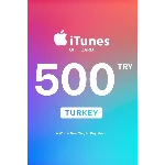 🍏🇹Подарочная карта Apple iTunes 500 TRY Турция🇹🇷🍏