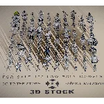 100 НИЗКОПОЛИГОННЫХ МОДЕЛЕЙ ПЕРСОНАЖЕЙ