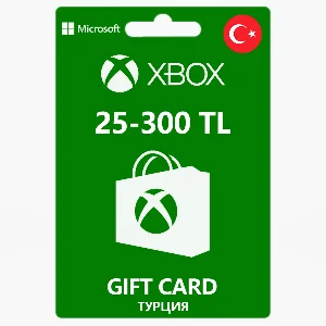✅XBOX Gift Card [25-300 TL] Турция