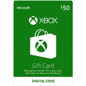 🎁 Xbox Карта Пополнения 50$ (USD) США 👑