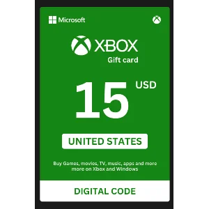 🎁 Xbox Карта Пополнения 15$ (USD) США 👑