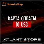 Карта оплаты Nintendo eShop на 10 USD $