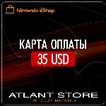Карта оплаты Nintendo eShop на 35 USD $
