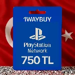 ТУРЦИЯ PlayStation Netwoк 750 TRY Подарочная карта код
