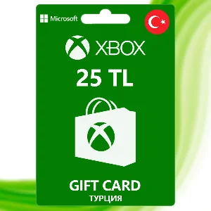 ✅XBOX Gift Card [25 TL] Турция