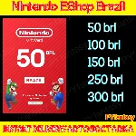 🔑Nintendo eShop 🎁50/100/250/300 BRL Brazil⭐️
