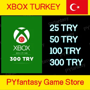 Xbox Gift Card 25/50/100/300 TL (Турция)