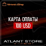 Карта оплаты Nintendo eShop на 100 USD $